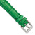 deBeer Green Chronograph Crocodile-Grain Leather Watch Band BA112, BA112-14, BA112-16, View 6