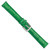 deBeer Green Chronograph Crocodile-Grain Leather Watch Band BA112, BA112-14, BA112-16, View 8