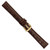deBeer Brown Alligator-Grain Leather Watch Band BA23, BA23-14, View 11