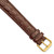 deBeer Brown Alligator-Grain Leather Watch Band BA23, BA23EL-18, View 37