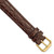 deBeer Brown Alligator-Grain Leather Watch Band BA23, BA23L-16, View 62