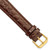 deBeer Brown Alligator-Grain Leather Watch Band BA23, BA23L-18, View 66
