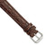 deBeer Brown Alligator-Grain Leather Watch Band BA23, BA23LW-16, View 78