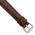 deBeer Brown Alligator-Grain Leather Watch Band BA23, BA23W-16, View 115