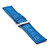 deBeer Blue Chronograph Crocodile-Grain Leather Watch Band BA49, BA49-22, View 18