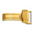 Gold-Tone Stainless Steel Replacement Watch Band Buckle BA122, BA122-16, View 5