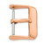 Rose-Tone Stainless Steel Replacement Watch Band Buckle BAR427