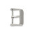 Silver-Tone Stainless Steel Replacement Watch Band Buckle BA428