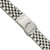 deBeer Silver-Tone Jubilee-Style Stainless Steel Watch Band BA231