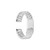 deBeer Silver-Tone Oyster-Style Stainless Steel Watch Band BA267, BA267, View 3