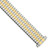 deBeer Two-Tone Thin-Flexo Stainless Steel Watch Band BA272