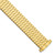 deBeer Gold-Tone Thin-Flexo Stainless Steel Watch Band BA274
