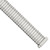 deBeer Silver-Tone Thin-Flexo Stainless Steel Watch Band BA276