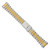 deBeer Two-Tone Jubilee-Style Stainless Steel Watch Band LM242, LM242, View 2
