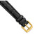 deBeer Black Genuine Caiman Leather Watch Band BAW129, BA129L-10, BA129L-12, View 2