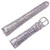 deBeer Gray Genuine Crocodile Leather Watch Band 424Y