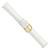 deBeer White Genuine Caiman Leather Watch Band 430, 430Y-12, 430Y-16, View 6