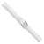 deBeer White Chronograph Crocodile-Grain Leather Watch Band BA108, BA108-12, View 4
