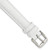deBeer White Chronograph Crocodile-Grain Leather Watch Band BA108, BA108-14, View 5