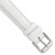 deBeer White Chronograph Crocodile-Grain Leather Watch Band BA108, BA108-16, View 9