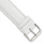 deBeer White Chronograph Crocodile-Grain Leather Watch Band BA108, BA108-22, BA108L-22, View 21