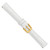 deBeer White Chronograph Crocodile-Grain Leather Watch Band BA108, BAY108-14, View 34