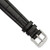 deBeer Black Matte Alligator-Grain Leather Watch Band BA208