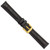deBeer Black Matte Alligator-Grain Leather Watch Band BA208, BA208-16, View 10