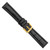deBeer Black Matte Alligator-Grain Leather Watch Band BA208, BA208-18, View 14