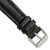 deBeer Black Matte Alligator-Grain Leather Watch Band BA208, BAW208-19, View 45