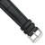 deBeer Black Matte Alligator-Grain Leather Watch Band BA208, BAW208-20, View 48