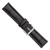 deBeer Black Matte Alligator-Grain Leather Watch Band BA208, BAW208-22, View 53