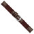 deBeer Brown Nylon and Leather Watch Band BA139, BA139-16, View 5