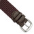 deBeer Brown Nylon and Leather Watch Band BA139, BA139-19, View 11