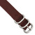 deBeer Brown Nylon Watch Band BA228, BA228-18, View 2