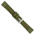 deBeer Olive Nylon and Leather Watch Band BA384, BA384-18, View 4