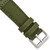 deBeer Olive Nylon and Leather Watch Band BA384, BA384-22, BA384-24, View 10
