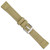 deBeer Beige Nylon and Leather Watch Band BA385, BA385-18, View 4