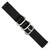 deBeer Black Ballistic Nylon Watch Band BA389, BA389-18, View 3