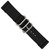 deBeer Black Ballistic Nylon Watch Band BA389, BA389-24, View 12