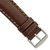 deBeer Brown Oil Leather Watch Band BAW322, BAW322-22, View 6