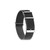 deBeer Black Distressed Leather Watch Band BA377, BA377-18, BA377-22, View 3