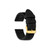 deBeer Black Nylon and Leather Watch Band BA386, BA386-18, BA386-20, View 3