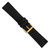 deBeer Black Nylon and Leather Watch Band BA386, BA386-22, View 13