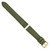deBeer Olive Nylon and Leather Watch Band BA387, BA387-18, View 3