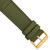 deBeer Olive Nylon and Leather Watch Band BA387, BA387-24, View 13
