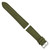 deBeer Olive Nylon and Leather Watch Band BA387, BAW387-24, View 22