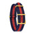 deBeer Navy and Red Striped Nylon Watch Band 264, 264-GOLD-18, 264-GOLD-20, View 5