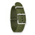 deBeer Olive Nylon Watch Band 284, 284-16, 284-18, View 3