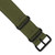 deBeer Olive Nylon Watch Band 284, 284-PVD-18, 284-PVD-20, View 7